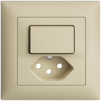 Frontset EDIZIOdue vanille 88×88mm T13