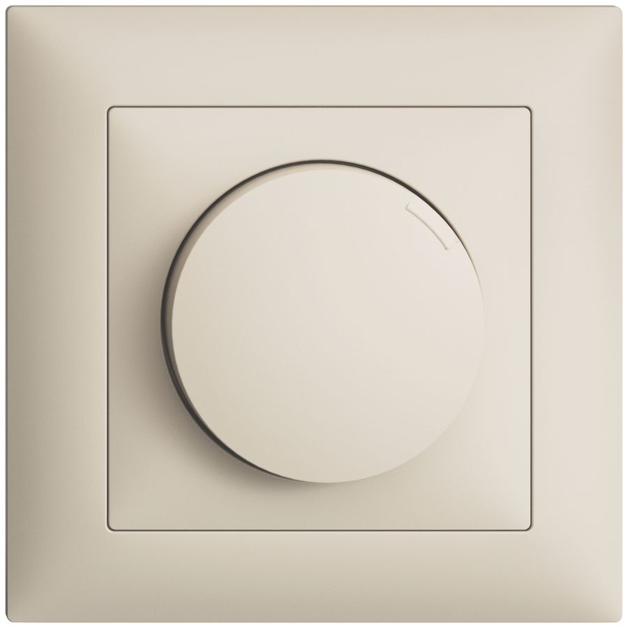 UP-LED-Universal-Drehdimmer EDIZIOdue FMI, 4…200W/400W/VA crema