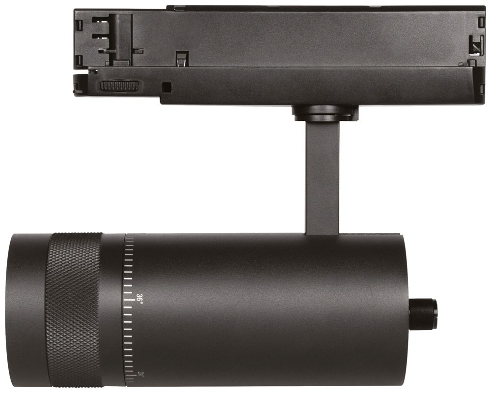 Spot LED LEDVANCE TRACKLIGHT 30W 3600lm 3000K 1-10V AD3PH Ø80×189mm nero