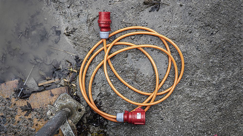 Câble de rallonge Steffen EPR-PUR 5×4mm² 20m CEE32/5 pour l'industrie orange