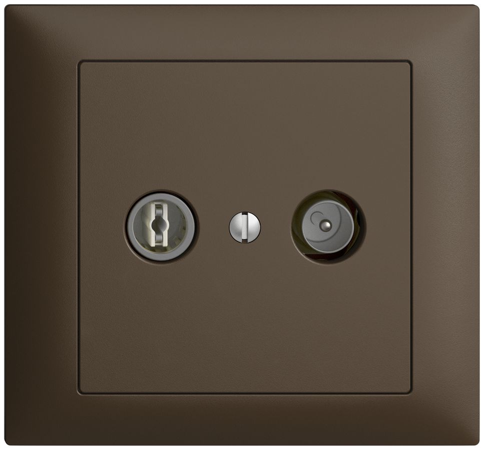 UP-TV-R-Dose EDIZIOdue 4dB coffee Breitbanddose 5…2000MHz, FKE