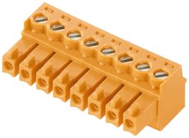 Buchsenstecker Weidmüller BCZ geschlossen 3.81mm 11L verzinnt orange