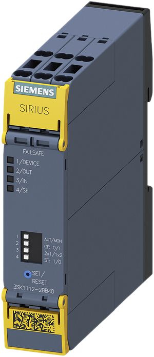 Dispositif de sécurité Siemens SIRIUS Standard 3SK1 2+1 sorties à res.