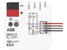 Module entrée/sortie KNX INC ABB US/U2.3 2-canaux 20VDC 40×39×12mm