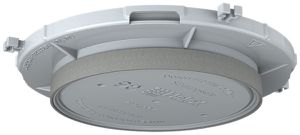 Frontteil HaloX 100 für Sichtbeton Deckenausschnitt Ø90mm