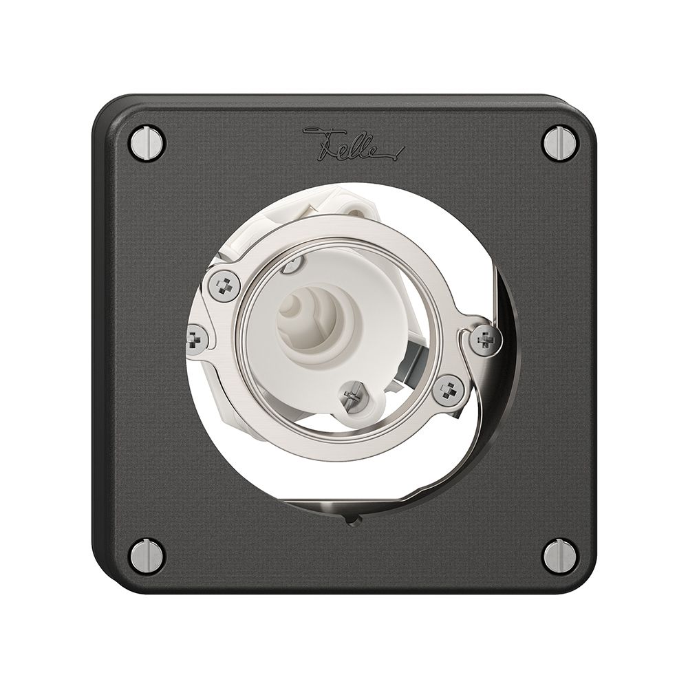 Signallampe NEVO N.CO ohne Kalotte, ohne Glüh- oder Glimmlampe, schwarz