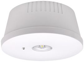 Notleuchte ESYLUX ELH-2 1.5W 120lm 6000K 3h Ø123×57.5mm weiss