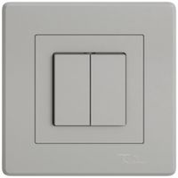 UP-Montageset EDIZIO.liv SNAPFIX® f.Schalter&Taster unbel.m.2 Druckknöpfen hgu