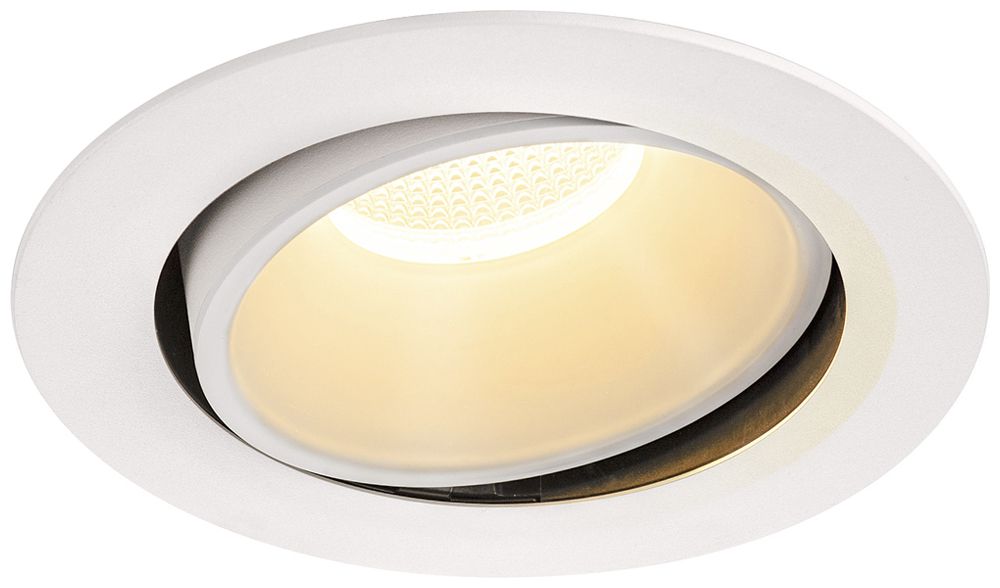 LED-Downlight SLV NUMINOS MOVE XL 37.4W 3550lm 3000K 40° DIM Ø190×118mm ws/ws
