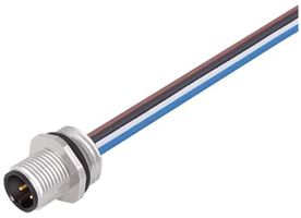 Spina INS Weidmüller SAIE spina M12 4L con cavo 0.2m PG9 18AWG