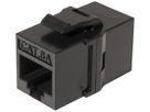 Module de couplage ROLINE RJ45/RJ45 cat.6/u Keystone noir
