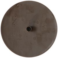 Deckenrosette MH Federbügel steckbar Ø98×3mm braun