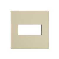 Frontset EDIZIOdue F für Bewegungsmelder pirios 180 R eco, vanille