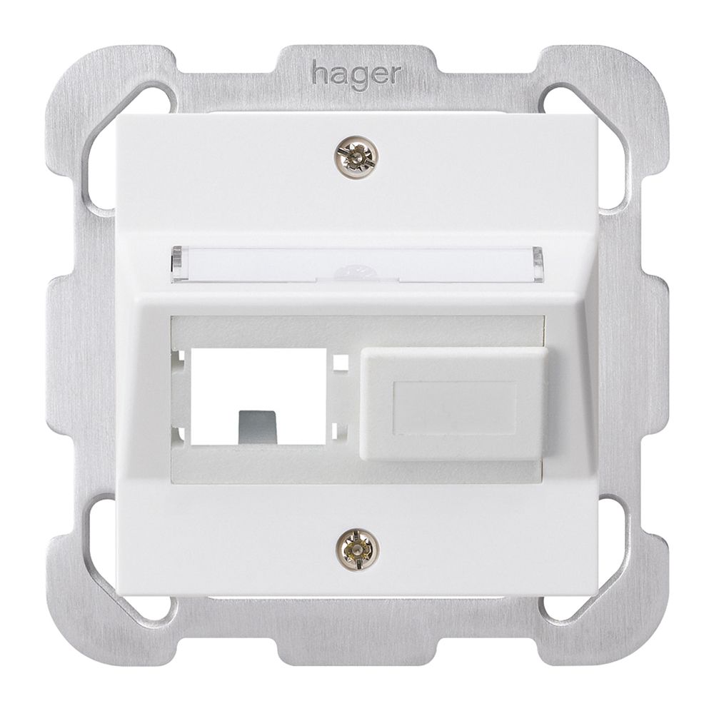 Kit de montage ENC kallysto R&M freenet blanc avec plaque de fixation