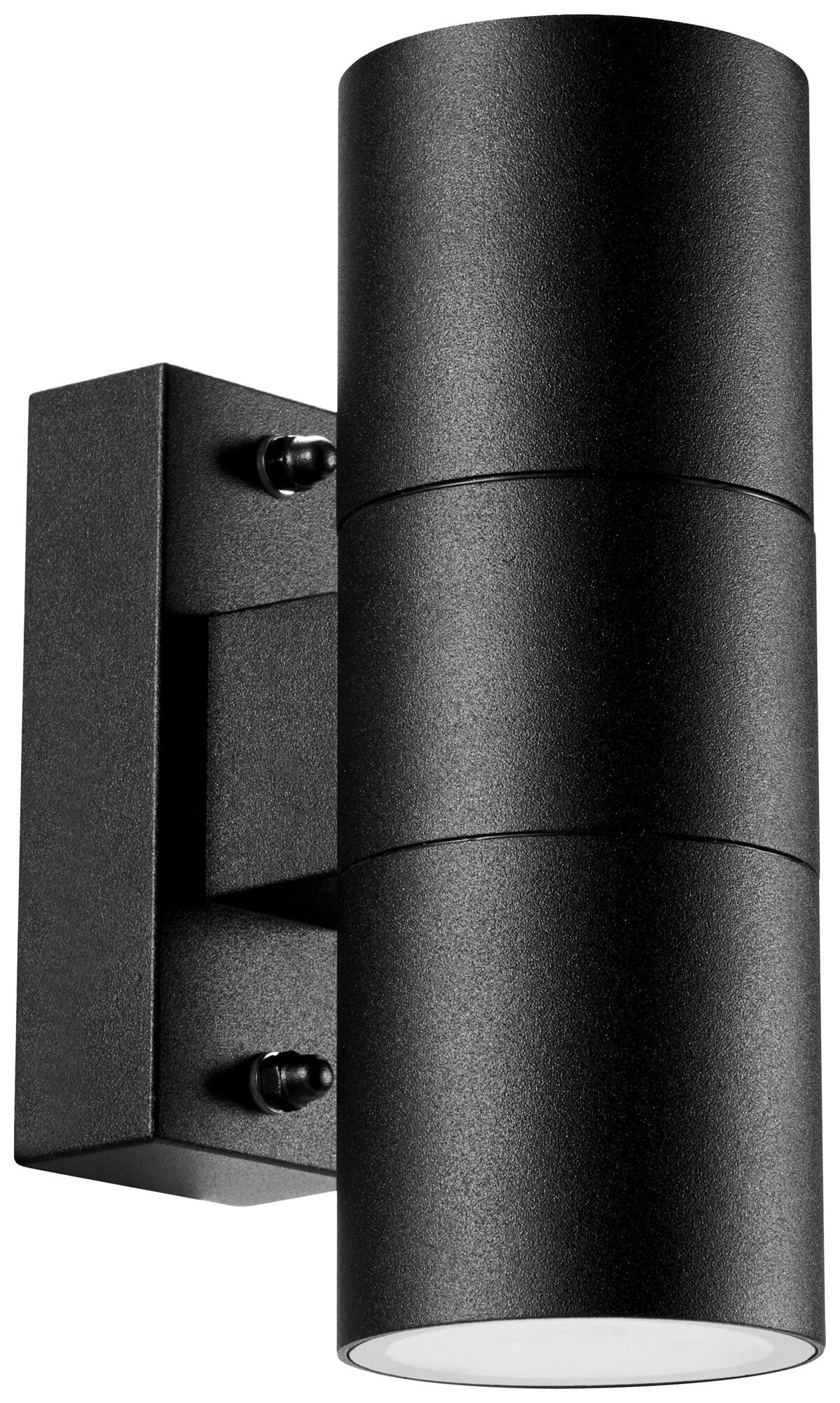 Applique Sylvania SylWall Updown GU10 2×35W IP54 direct/indirect Ø60×170 noir