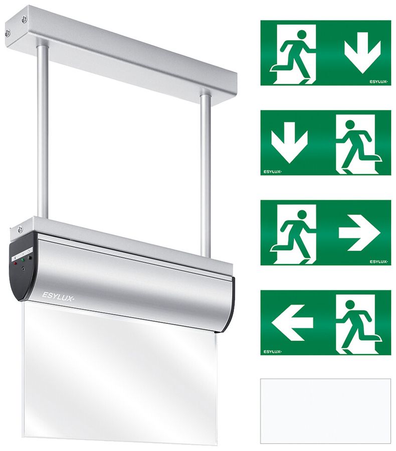 Lampada di emergenza ESYLUX SLD EL LED IR 230V 3W IP40 3h all fissaggio sospeso