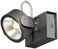 Plafoniera/Lampada muro LED SLV KALU 1, 17W 3000K regolabile 60° IP20 nero