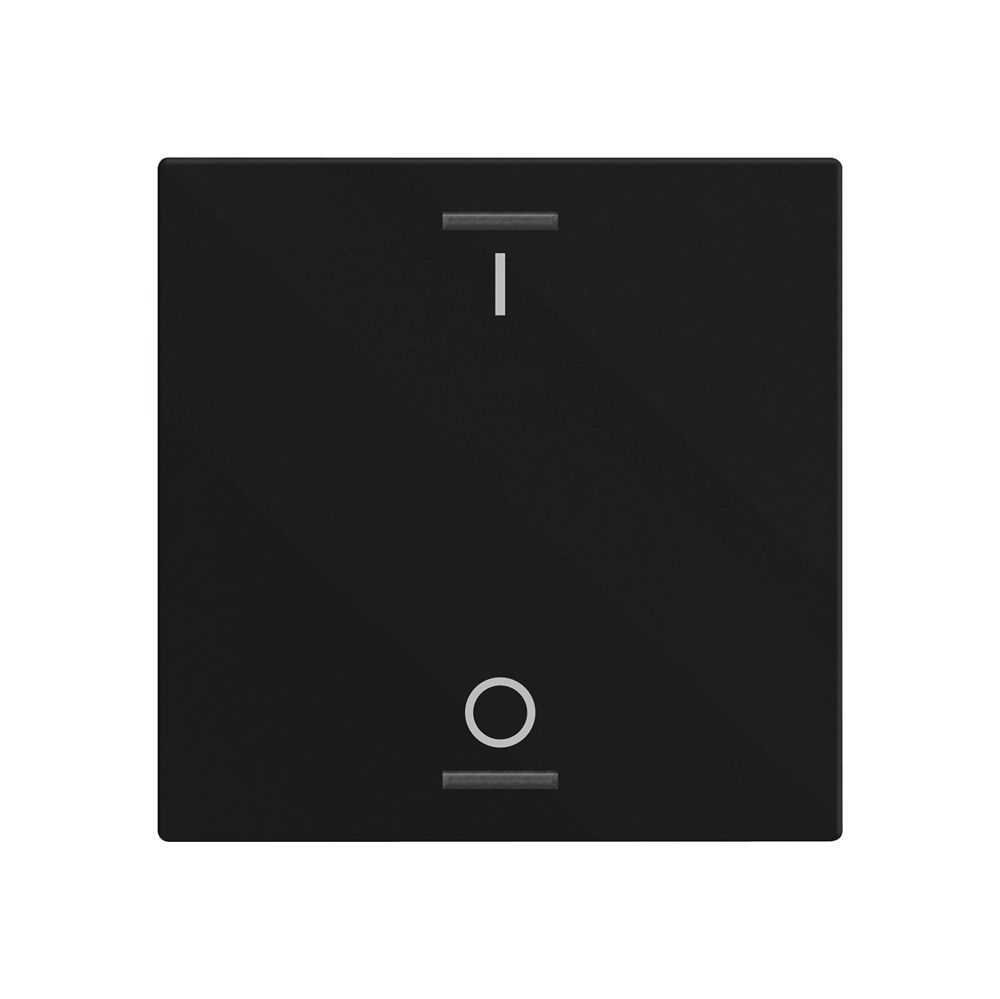 Bascule MDT BE-TAL60W116.B1 1t/2a p.touches tactiles noir mat "I/O"