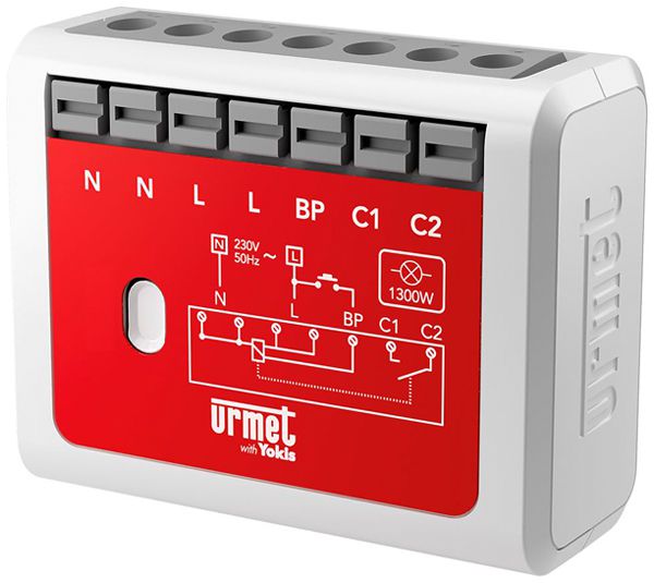 EB-RF-Zeitrelais Urmet MTR1300EB-UP Zigbee 1-Kan
