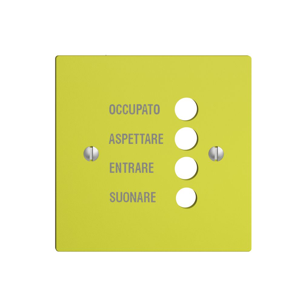 Frontplatte EDIZIOdue lemon italienisch