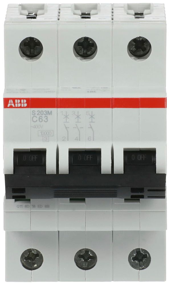 Leitungsschutzschalter ABB S203M-C63 63A C 10kA