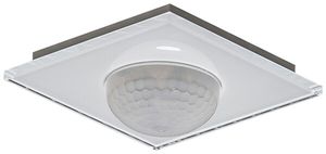 Détecteur de présence KNX ENC MDT SCN-G360D3.03 3-can 360° temp verre blanc