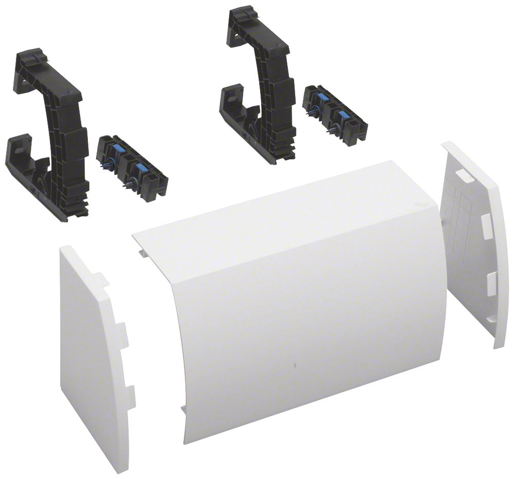 Rangierkanal Hager, 1-feldrig, 300×176×135mm halogenfrei