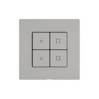 Kit di montaggio EDIZIO.liv Wiser SNAPFIX® p.tapparelle 1C scena 4T grc