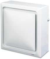 Ventilator ALBA 100 T mit Nachlauf 80m³/h 10W Ø98mm weiss