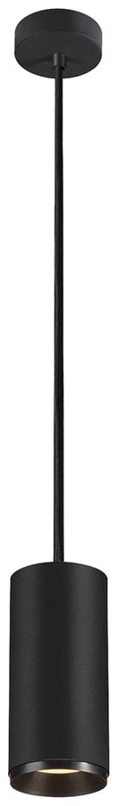 LED-Pendelleuchte SLV NUMINOS L DALI 28W 2430lm 3000K 24° Ø100×213mm schwarz