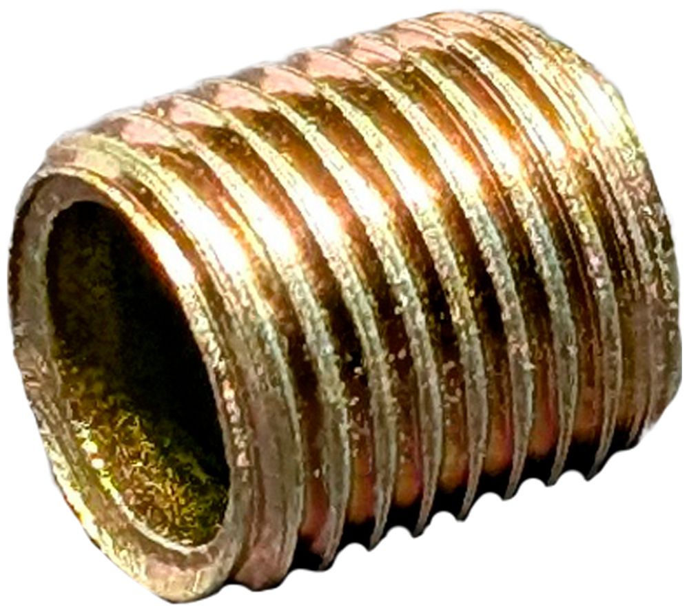 Tube fileté Elektrogros M10×10mm acier zingué par électrolyse