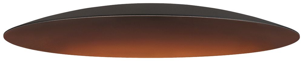 Leuchtenschirm SLV LALU ELYPSE Stahl Ø330×35mm schwarz Bronze unifarbig