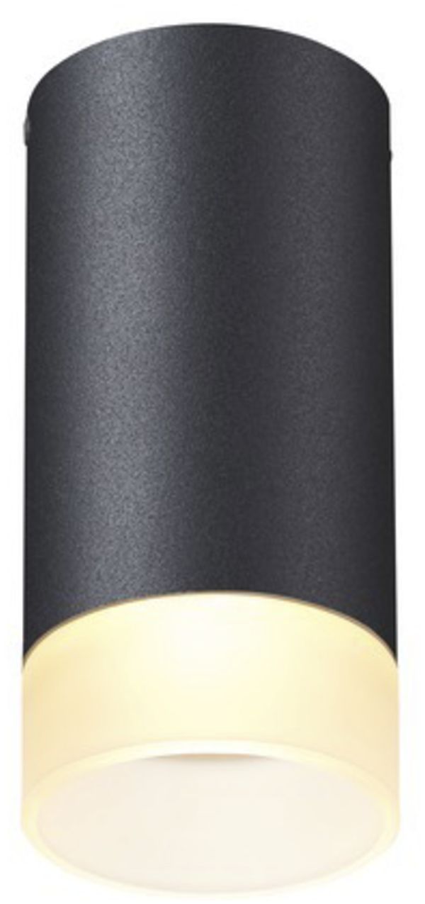 Plafoniera SLV ASTINA GU10 10W Ø70×145mm nero