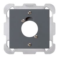 UP-Montageset für 1 XLR anthrazit kallysto