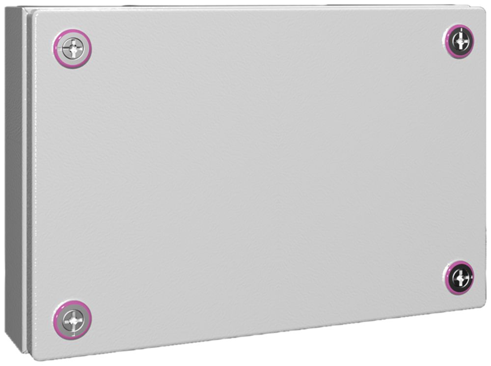 Petit boîtier Rittal KX Jonction, IP66, 300×200×80mm, tôle d'acier
