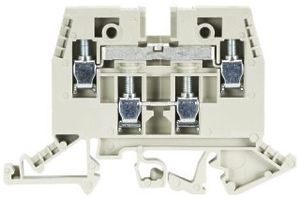 Borne de passage joignable WK 0.5…6mm² 32A 2×racc.vis 2 ét.rail TH35/G32 grc