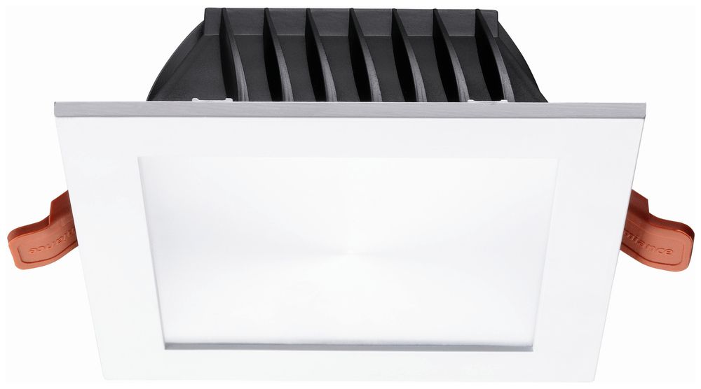 Spot LED INC Syllighter Square 205 15W 3000K IP44, blanc