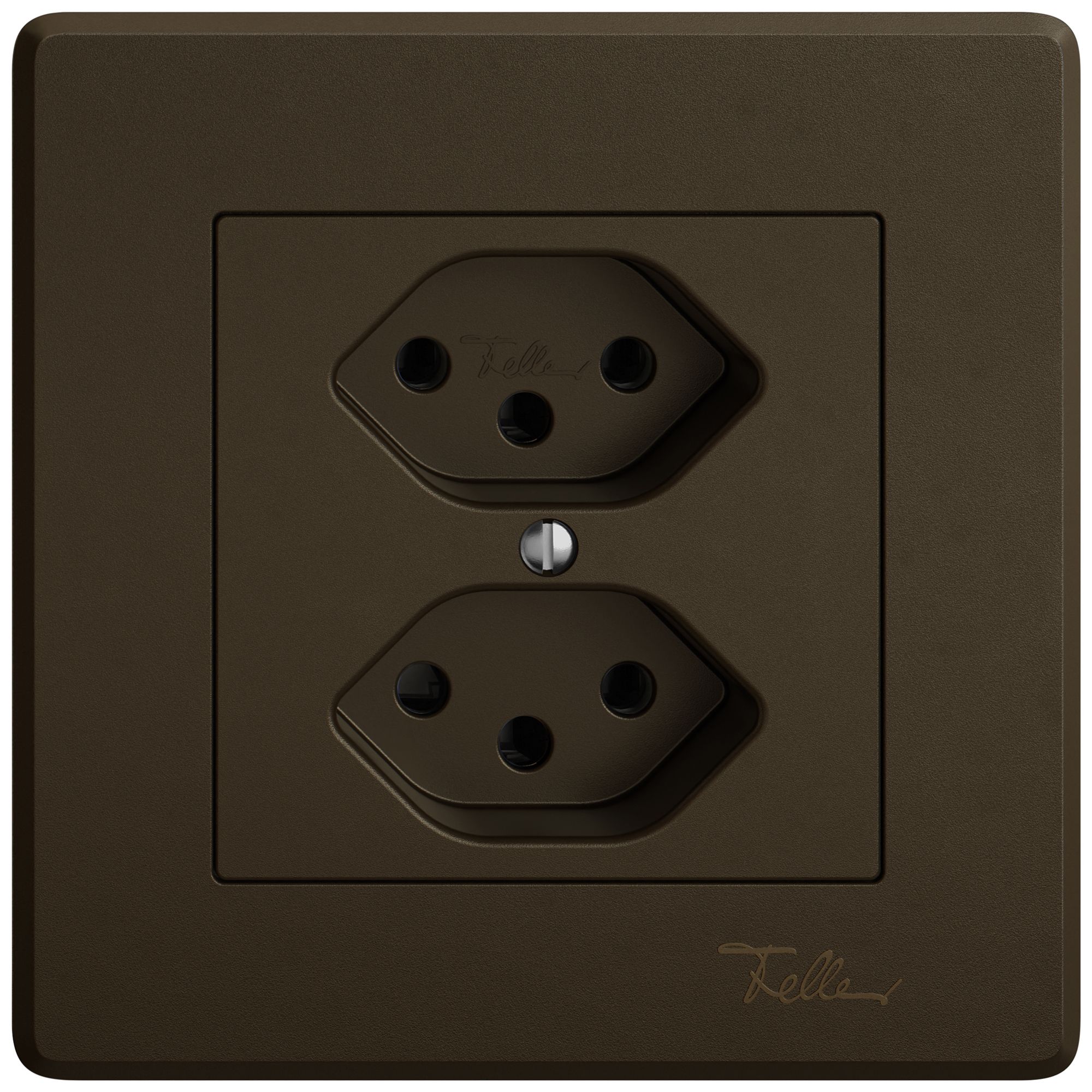 Prise ENC EDIZIO.liv SNAPFIX® 2×T13 br