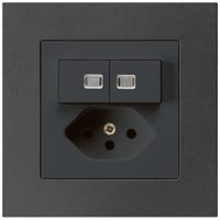 UP-Leuchtkombination 1/3+3/1P+T13 schwarz kallysto.pro 2 Linsen