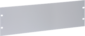 Blindplatte 19" 3HE, grau, Farbe: NCS 2502-B