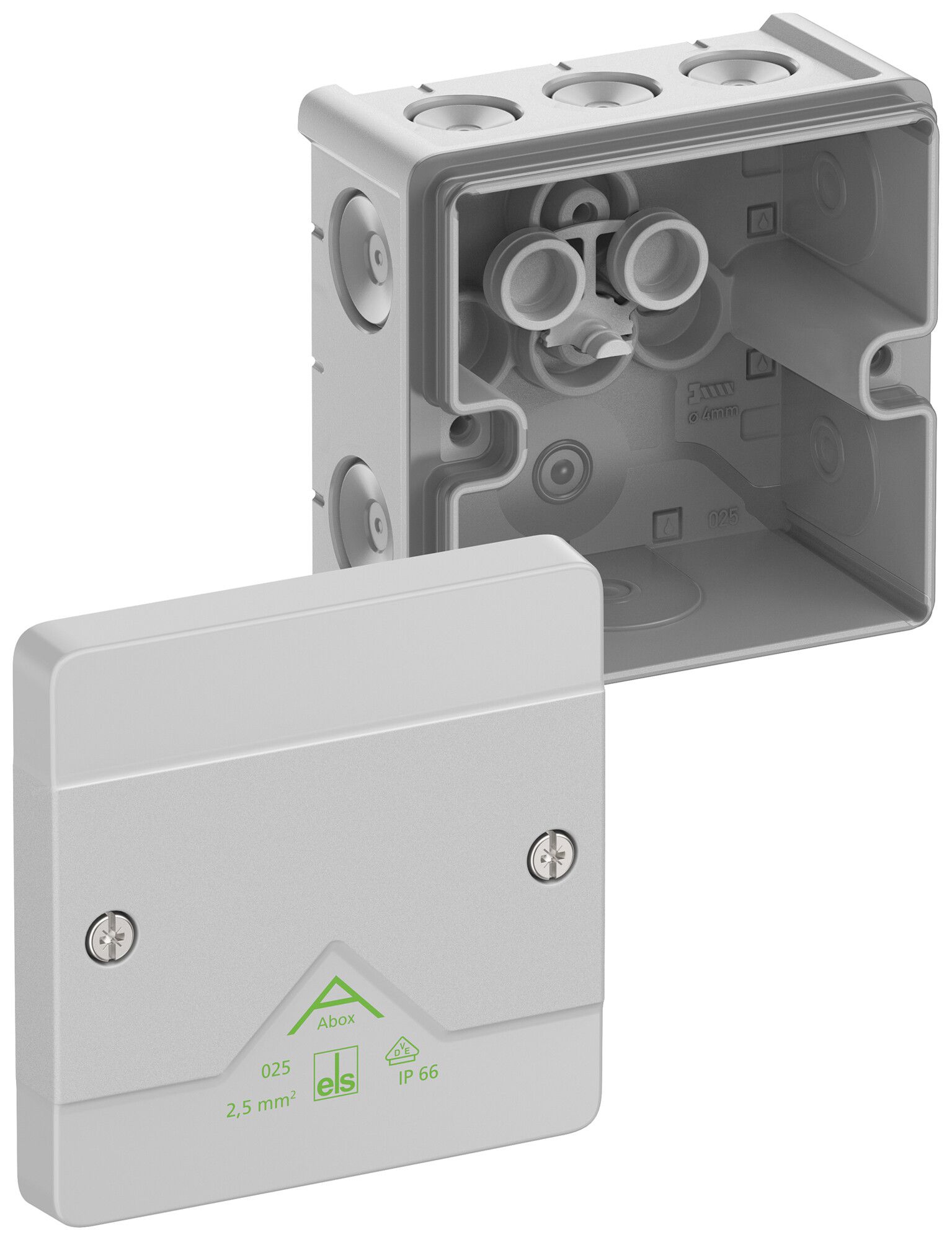 Boîte de dérivation AP Spelsberg Abox 025-L 87×87×52mm IP66 gr