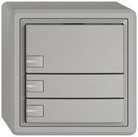 AP-KNX-Taster RGB EDIZIO.liv SNAPFIX® Temperaturfüh.RGB-LED 3×T 1-Tbed.hgu