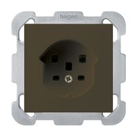 UP-Steckdose HA kallysto Typ 25 mit Steckklemmen braun