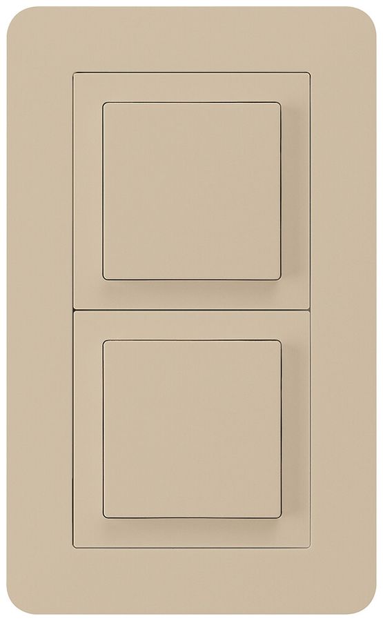 UP-Kombination kallysto.trend Gr.I-I vertikal Impulstaster+Schalter S3 beige