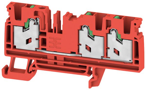 Borne de passage joignable WM S3C 4mm² 32A 1000V ressort 3×1 DIN35 ro