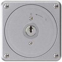 Contatto rotativo a chiave INC robusto alluminio senza coperchio 2P combinazione