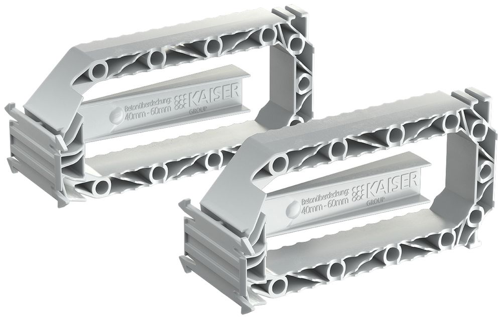 Systemflügelset AGRO B1 Prefix® 103×49×36mm, hellgrau, 2 Stück