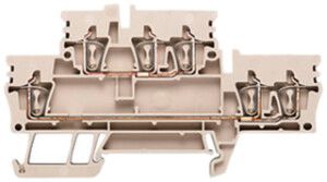Mehrstock-Reihenklemme Weidmüller ZDK 2.5/3AN Zugfeder 2.5mm² 2 Etagen beige