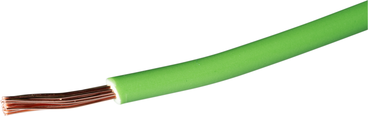 Toron T 1.5mm² vert Eca, Bobine à 100m