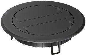 Klappdeckel Hager für BSR02 Kunststoff, schwarz